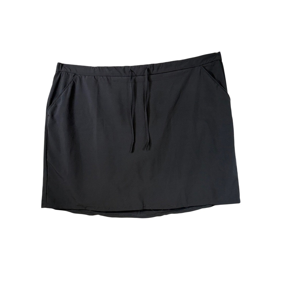 Lee Active Performance Black Skort Women's 24W Plus Size Golf Athletic